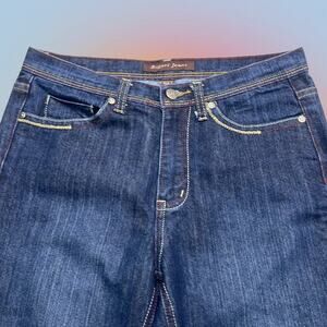 BOGARI JEANS Women’s 8 Long Boot Cut Blue Jeans
